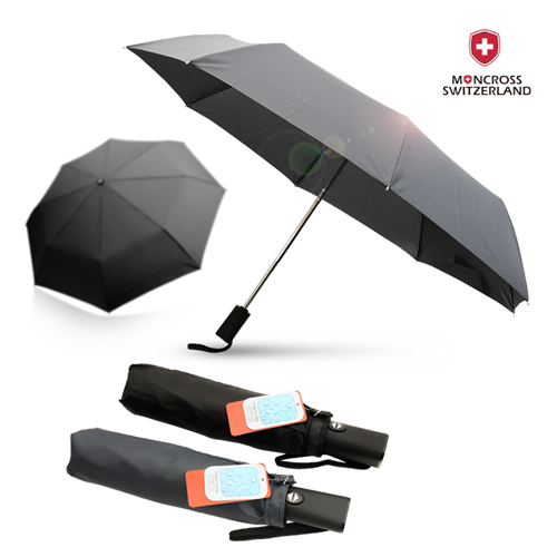 [몽크로스] 3단 전자동 솔리드 우산
