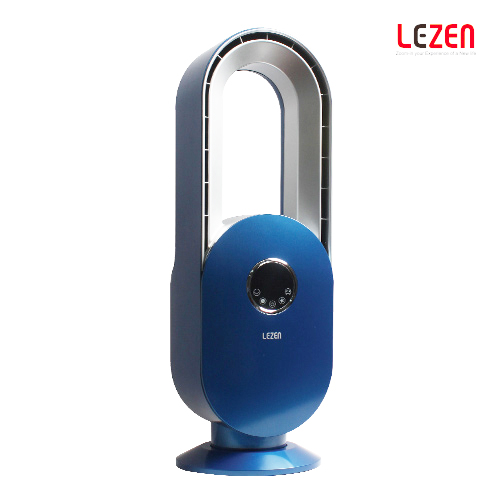 [르젠] 무엽 리모컨 선풍기 블루 LZF-FL100 B